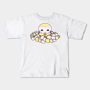 Pangender Pride Fidget Octopus Kids T-Shirt